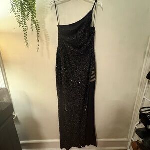 SHEIN Elegant Black Polyester Apparel